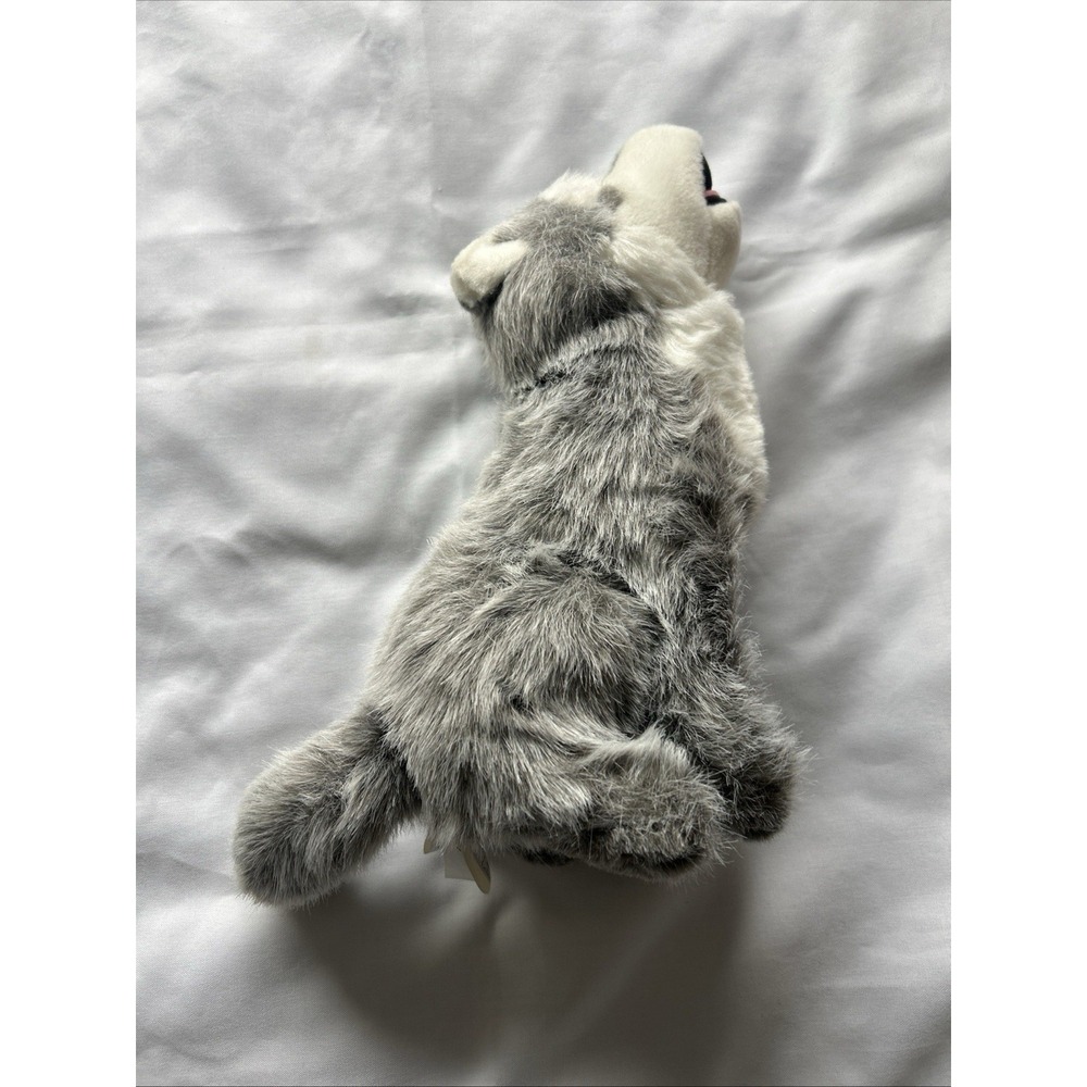 Northern Wildlife Stuffed Animal House Howling Wolf Plush Stuffed Animal - 12"